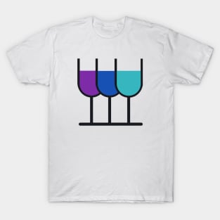 wine glasses T-Shirt